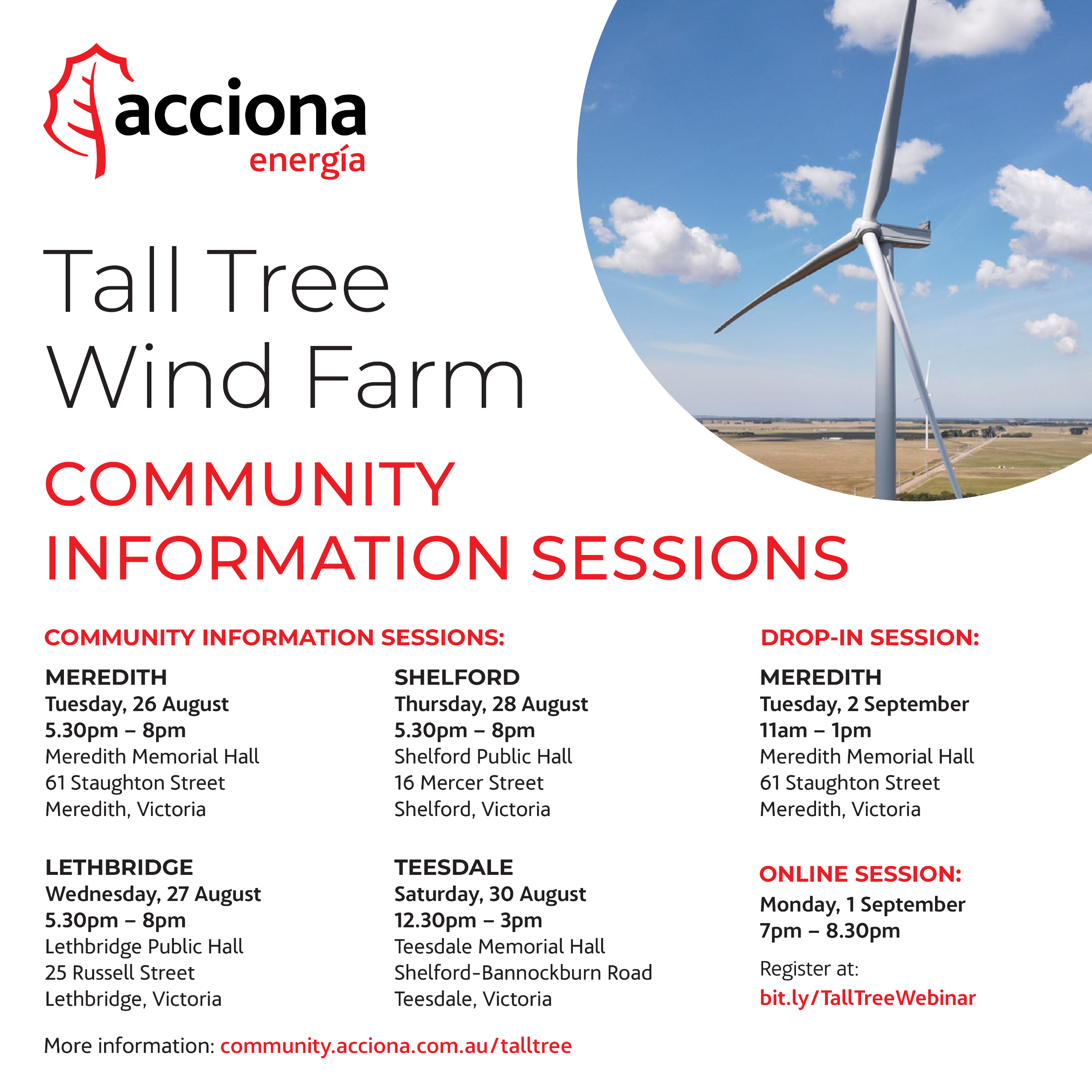 information sessions