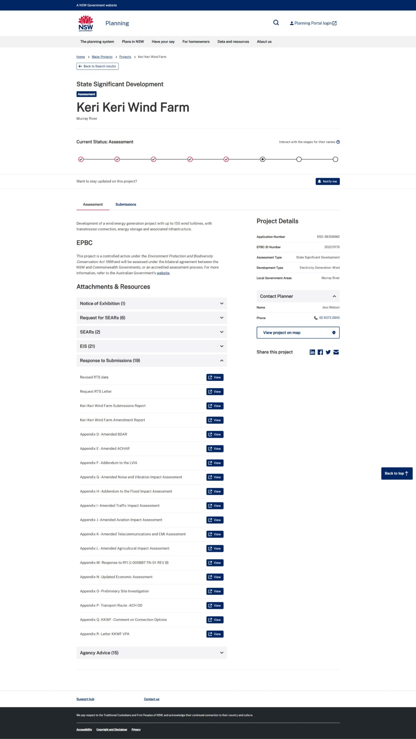List of reports on Major projects website